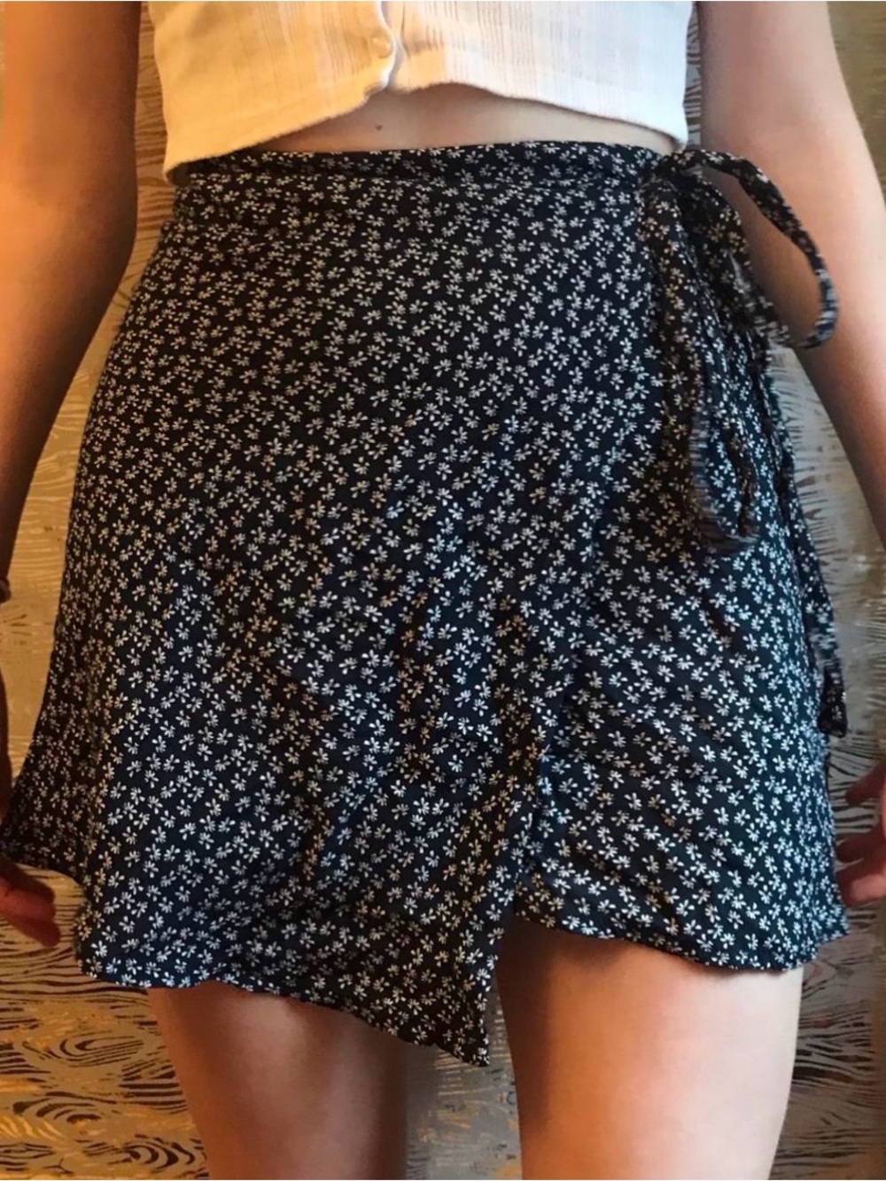 Brandy Melville Genevieve Wrap Skirt